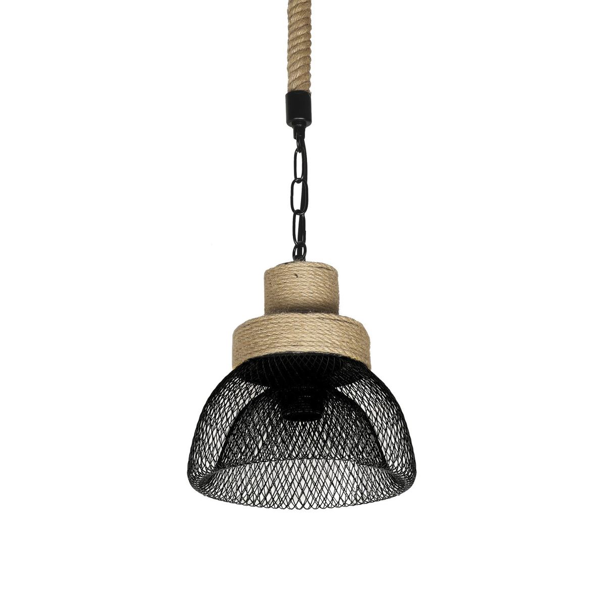 WANT - Lámpara Colgante Decorativa Rústica Con Cadena E-27