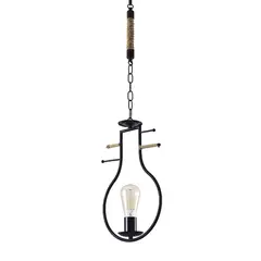 HB LEDS - Lámpara Colgante Decorativa Rústica Diseño Violín E-27