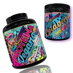 ITALO GROTTINI - PROTEINA VEGANA ARANDANOS 70 SV 5LB Y PEPTIDOS Y COLAGENOS - ITALO