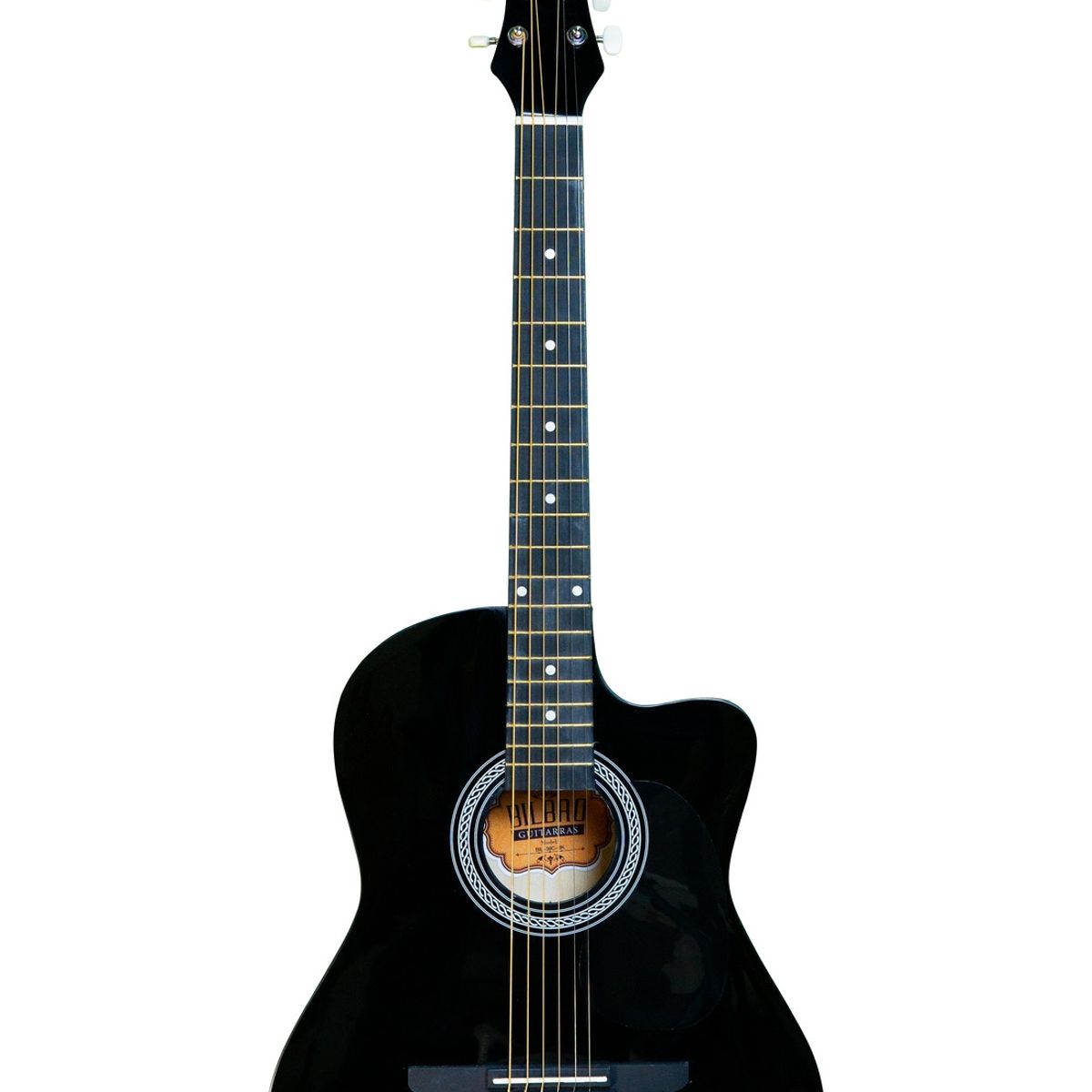 BILBAO - Guitarra Acústica Bilbao BIL-38C-BK + Funda