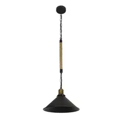 HB LEDS - Lámpara Colgante Rústica Con Soquete Dorado Vintage E-27