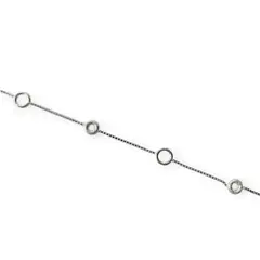 COGGIOLA - Pulsera Círculos y Donas Plata Fina 925