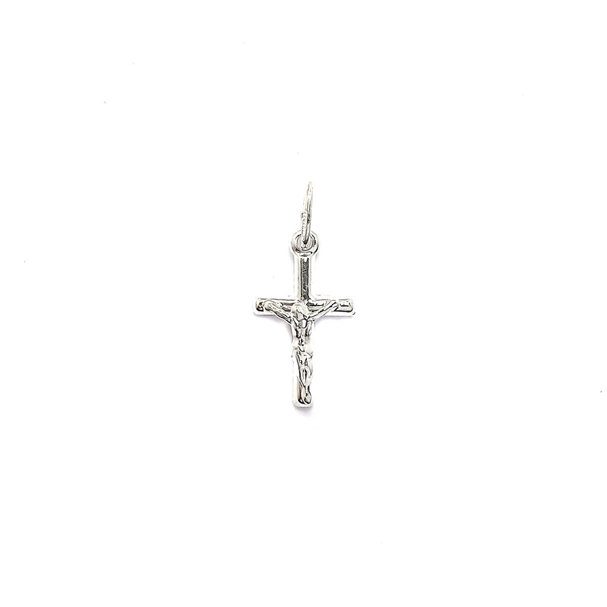 ANDREA COGGIOLA JOYAS - Colgante Cruz Cristo Plata Fina 925