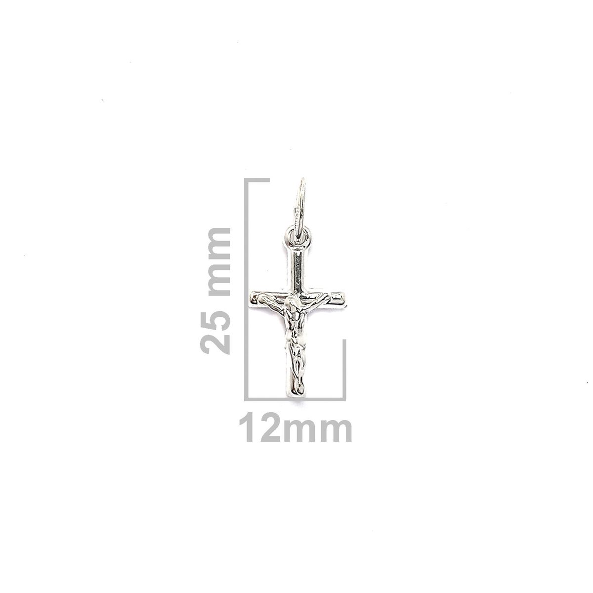 ANDREA COGGIOLA JOYAS - Colgante Cruz Cristo Plata Fina 925