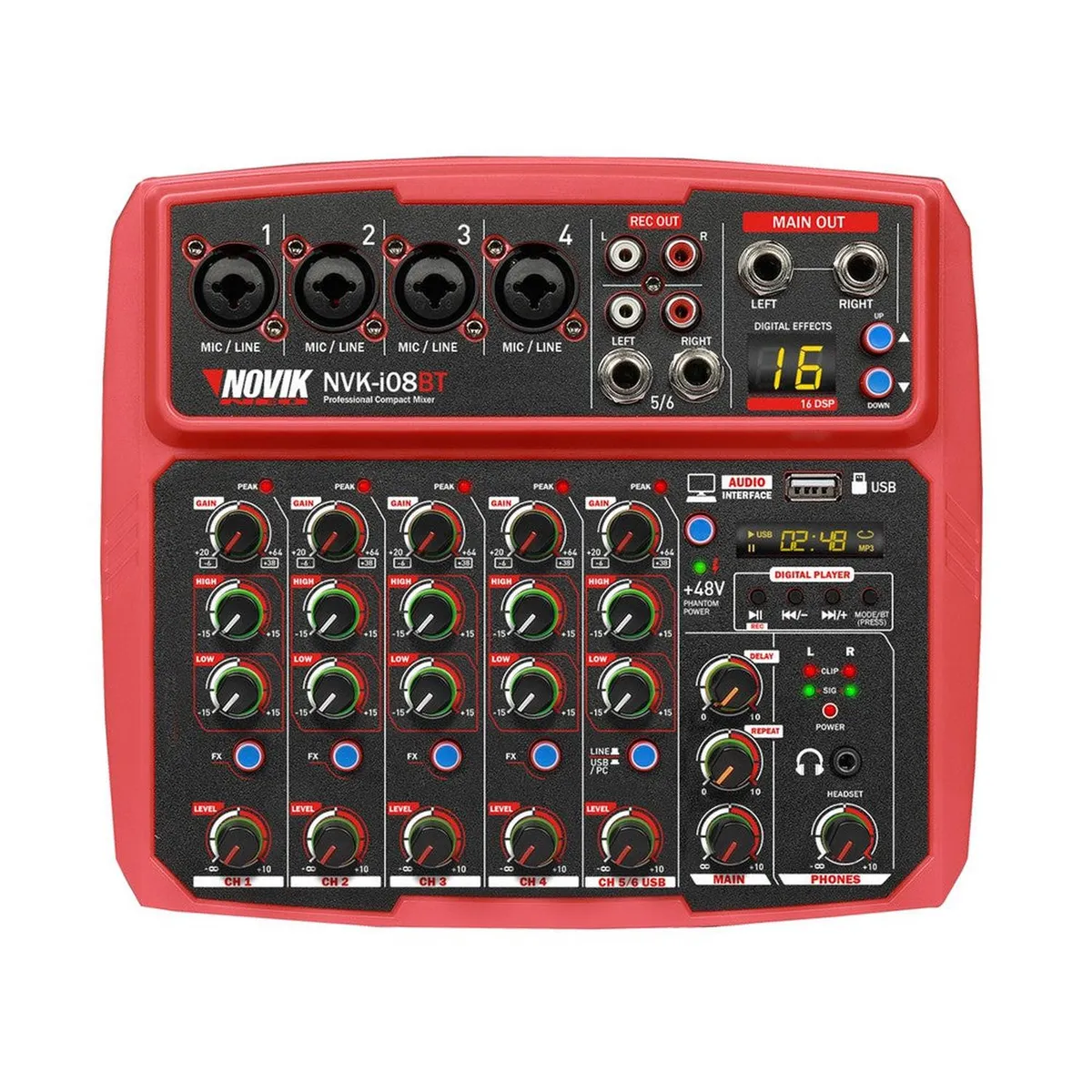 NOVIK NEO - Consola pasiva con interfaz usb novik nvk i08bt r