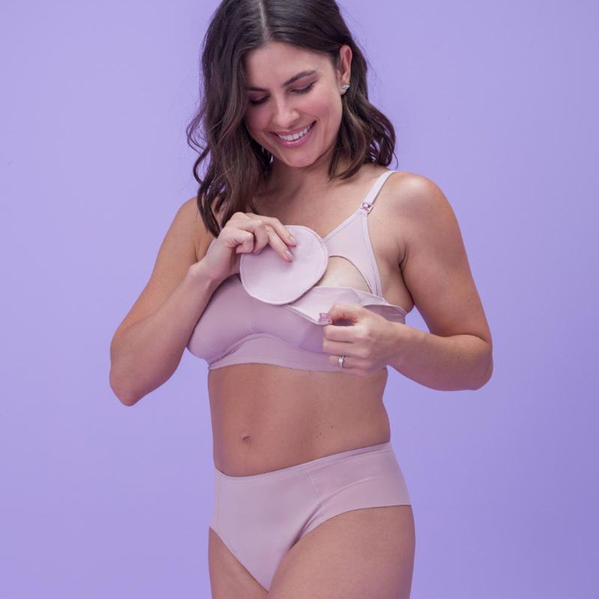 2RIOS - Absorbente de Leche Reutilizable - Flujo Moderado 2Rios - Rosa