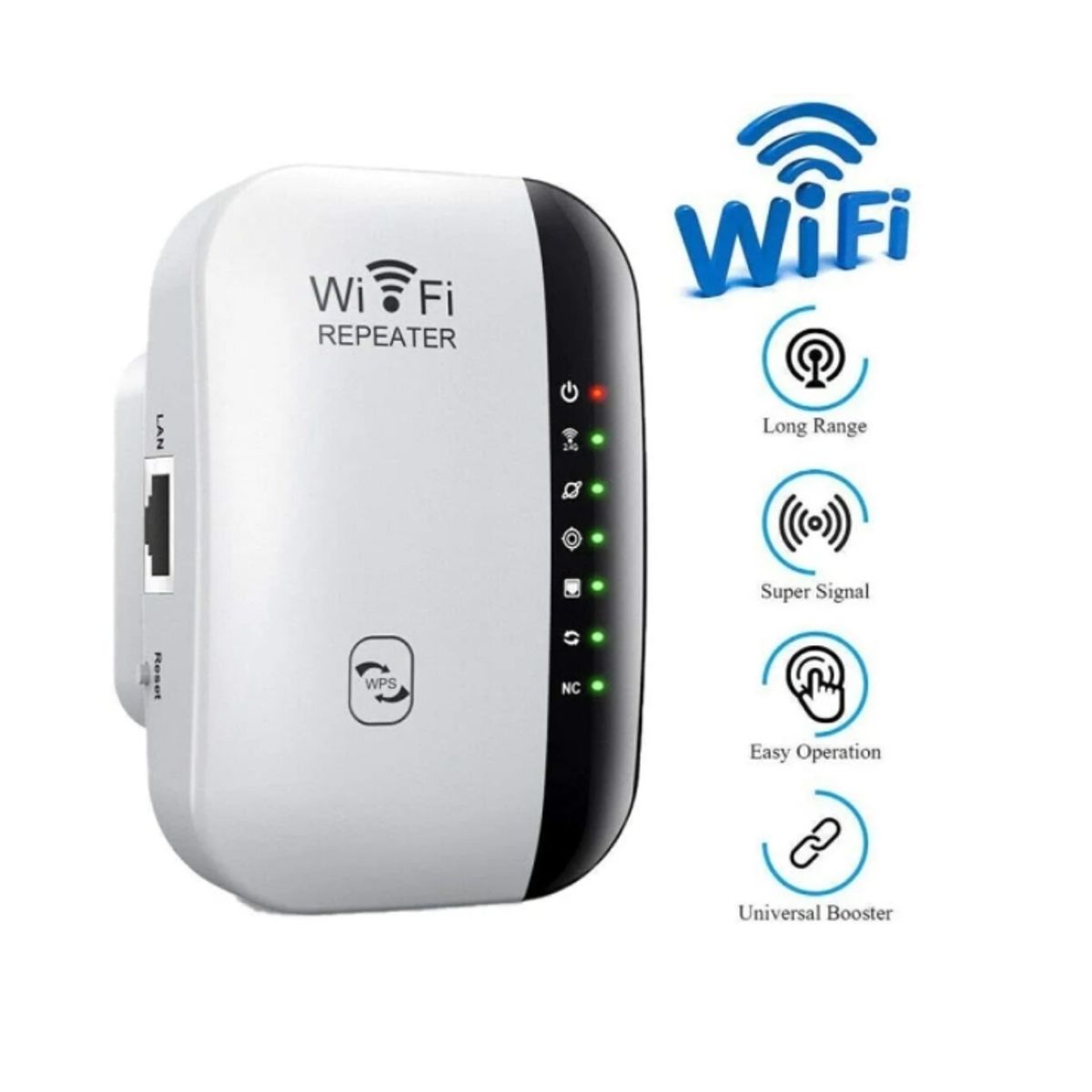 GENERICO - Ampliador De Señal De Wifi Repetidor Router