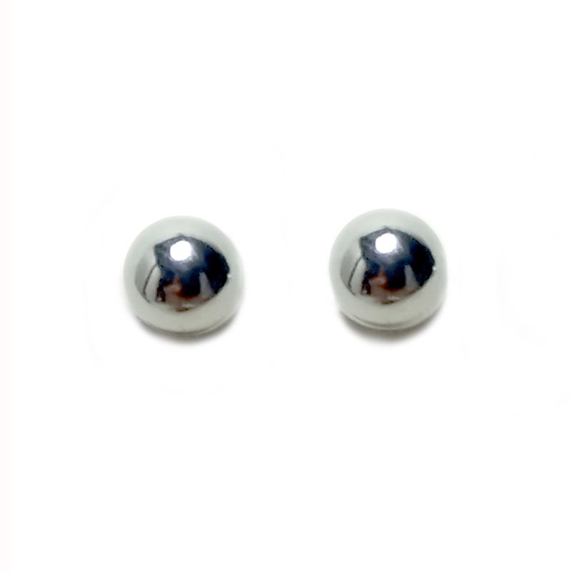 ANDREA COGGIOLA JOYAS - Aros Bolita Mini 3mm Plata Fina 925