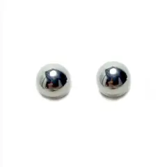ANDREA COGGIOLA JOYAS - Aros Bolita Mini 3mm Plata Fina 925