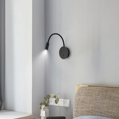 Imagen 2 del producto Apliqué Lámpara LED Flexible Cabecera Lectura Negro 3W