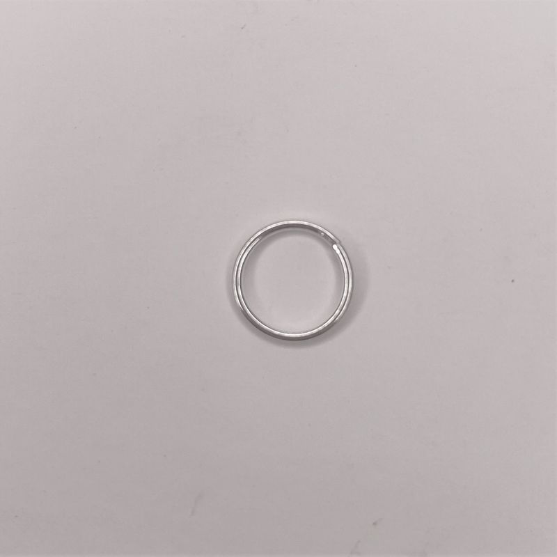 GENERICO - Aros Mujer Piercing Argolla torsión Plata 8mm Acero Philippa Joyas