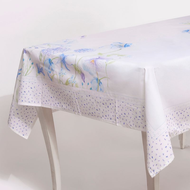 NINA HERRERA - Mantel Estampado Gilian Blanco 180x260cm