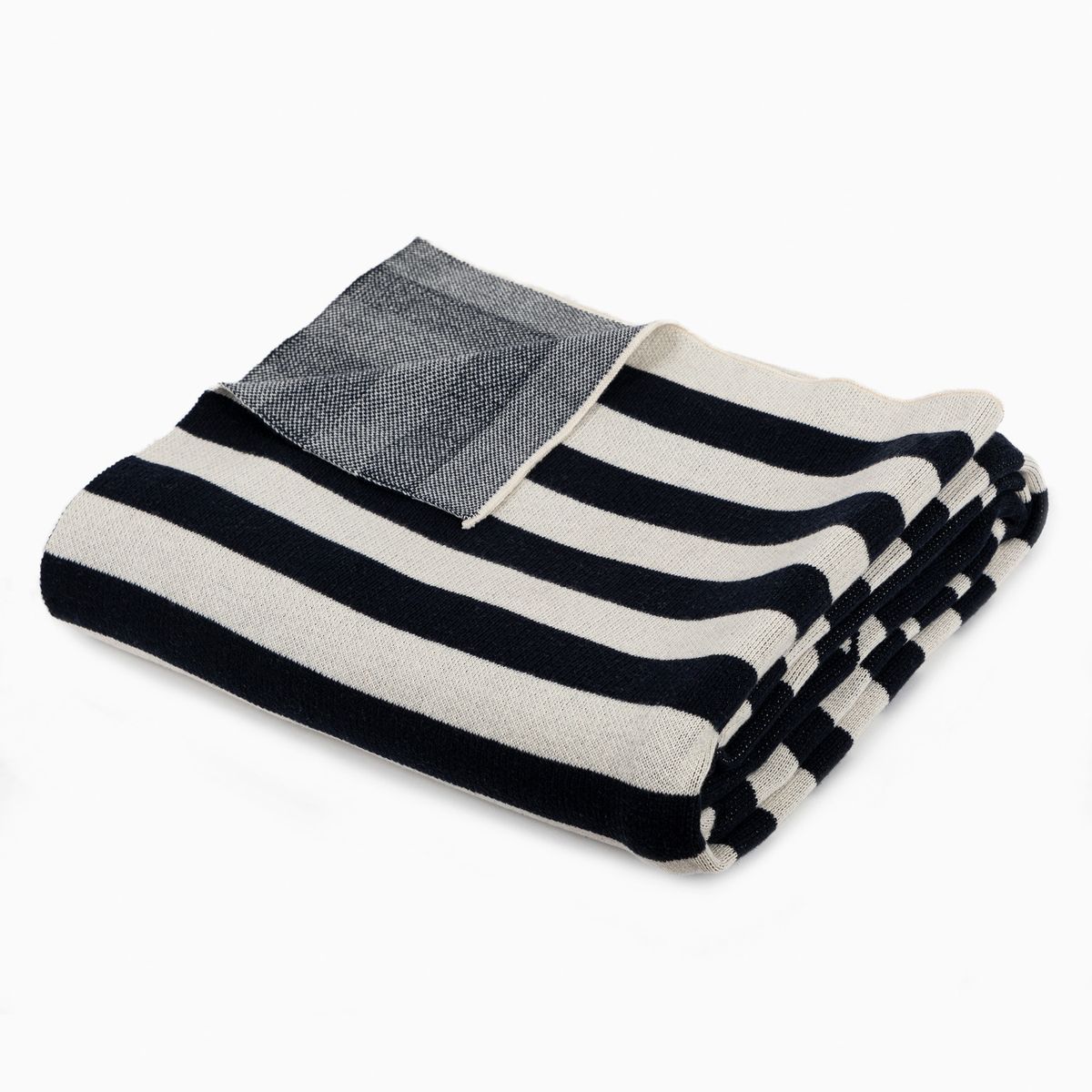 NINA HERRERA - Manta Tejida Nudo Azul 130x170cm.