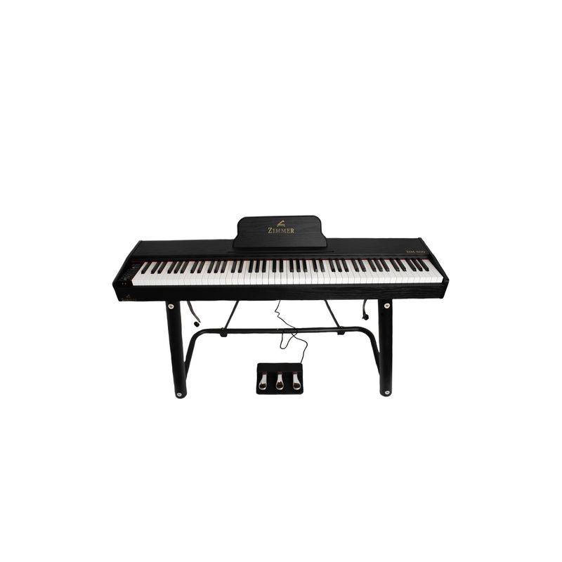 ZIMMER - Piano Digital Portable Zimmer Negro ZIM-800-BK