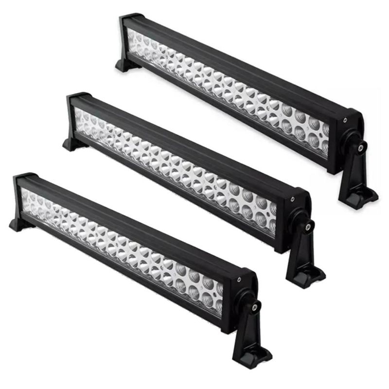 DE TODO Y MAS - Pack X3 Barra Led Neblinero 120w 4x4 DETODOYMAS