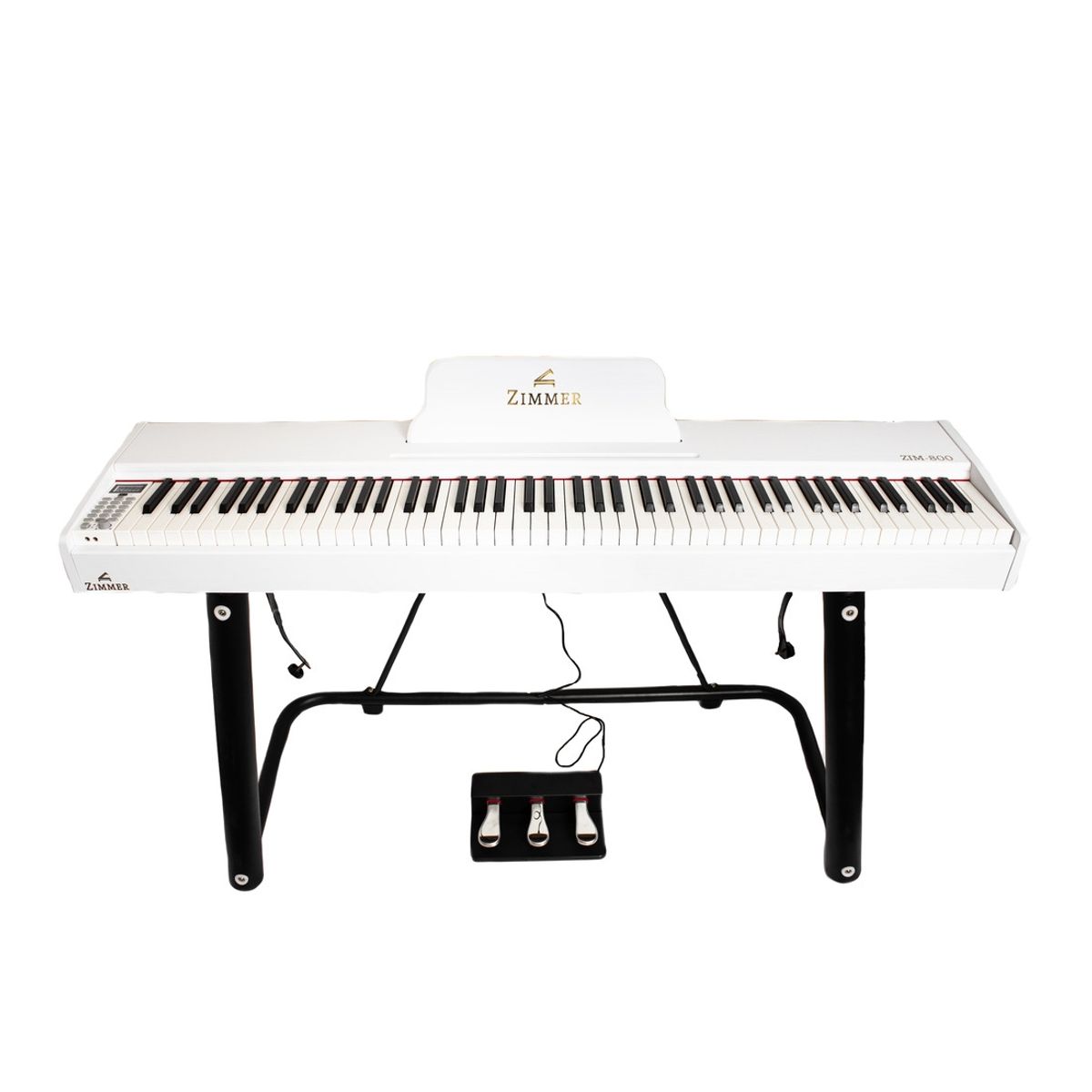ZIMMER - Piano Digital Portable Zimmer Blanco ZIM-800-WH