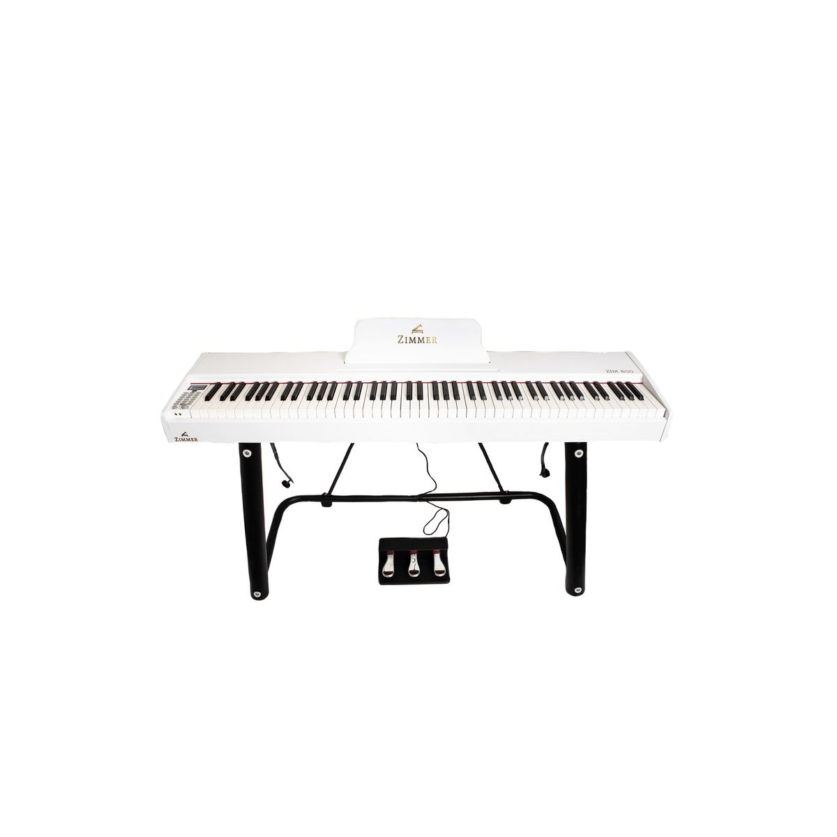 ZIMMER - Piano Digital Portable Zimmer Blanco ZIM-800-WH