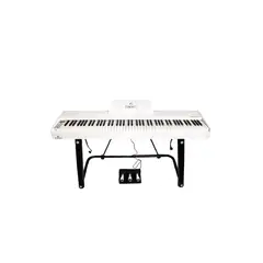 ZIMMER - Piano Digital Portable Blanco ZIM-800-WH