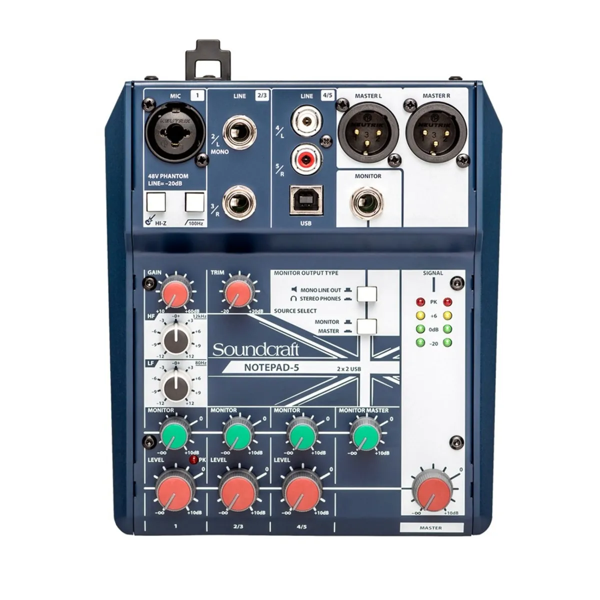 SOUNDCRAFT - CONSOLA CON INTERFAZ USB SOUNDCRAFT NOTEPAD 5 SOUNDCRAFT
