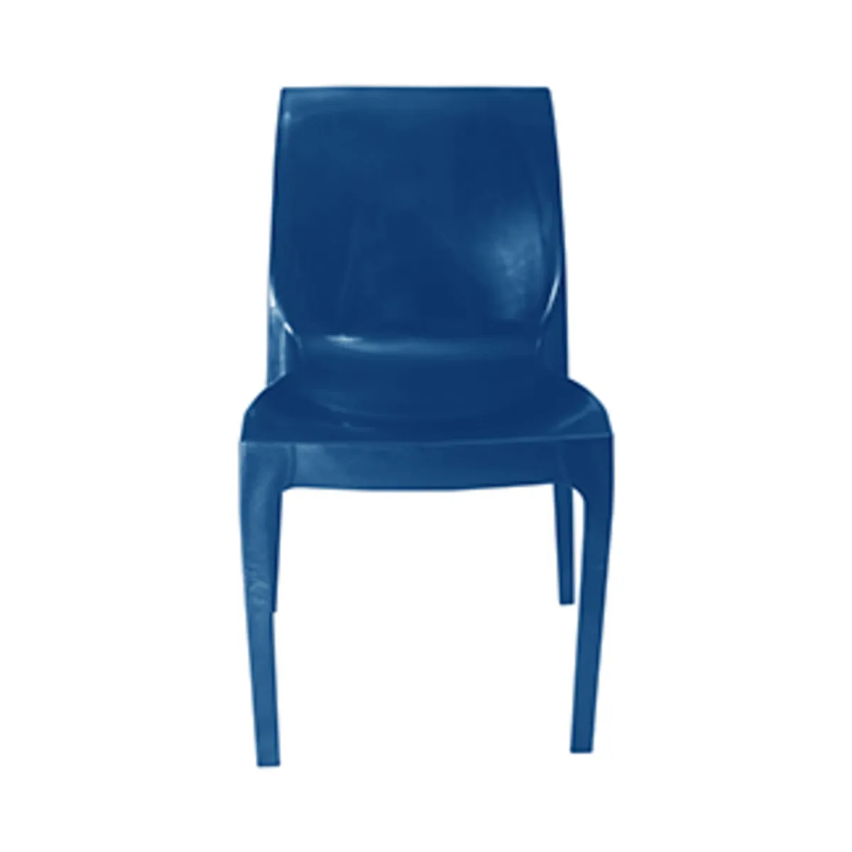 DVP - Silla Plástica Azul Resistente Con Filtro Uv Dvp