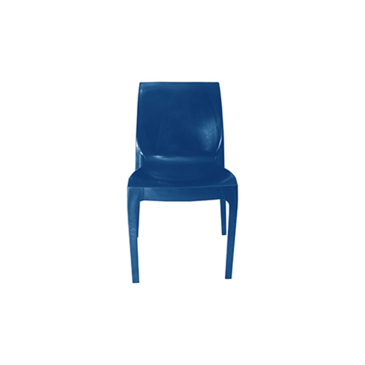 DVP - Silla Plástica Azul Resistente Con Filtro Uv Dvp