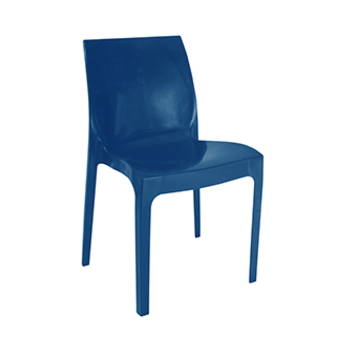 DVP - Silla Plástica Azul Resistente Con Filtro Uv Dvp