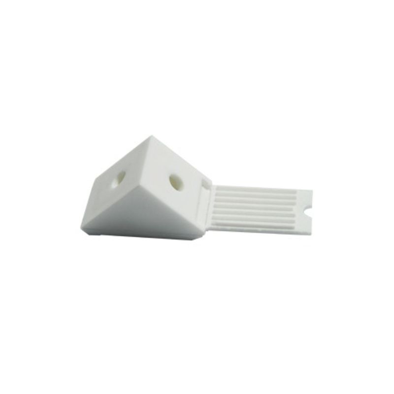 DVP - Escuadra Triangular 5x10cm Blanco 50 Un