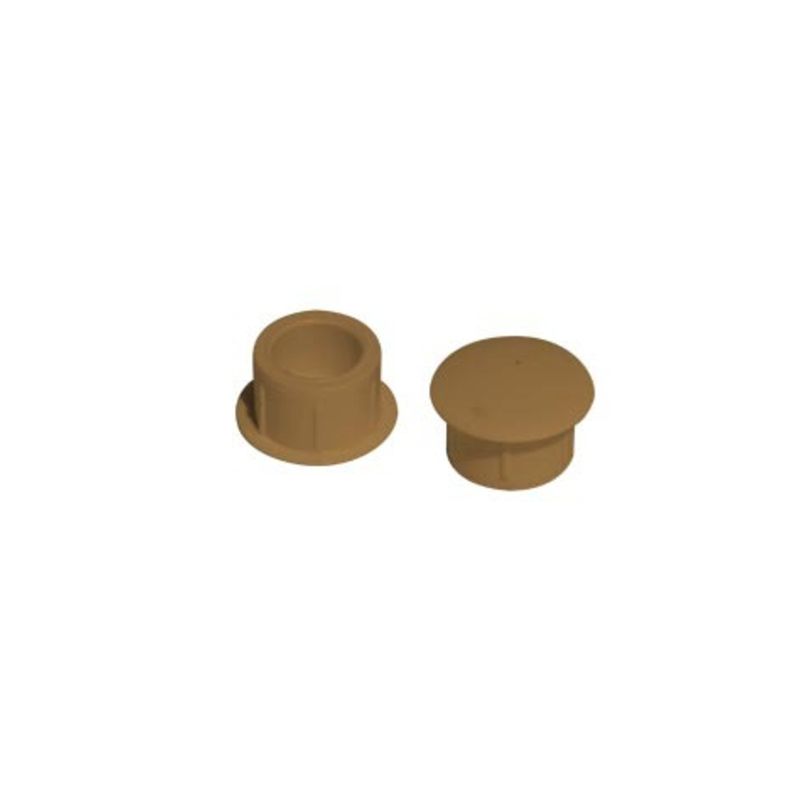 DVP - Tapa Tornillo 10 Mm Cafe Bolsa 500 Un