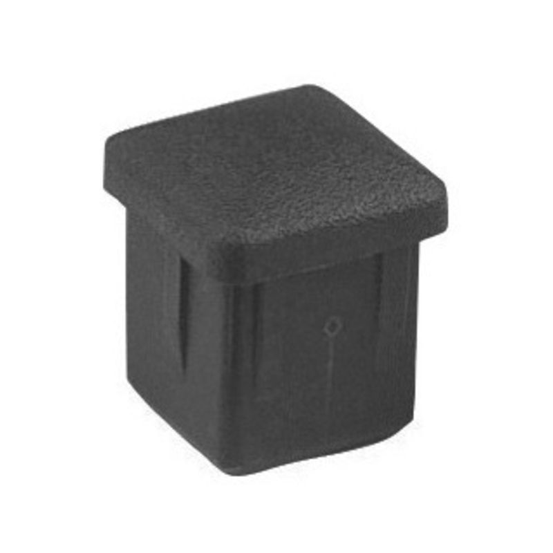 DVP - Regaton Interior Cuadrado 25x25mm Negro Bolsa 100 Un