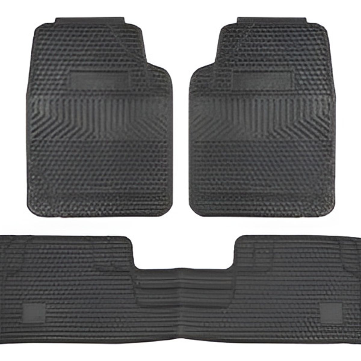 DVP - Pisos De Goma Para Auto 3 Piezas Antideslizantes E Inoloras