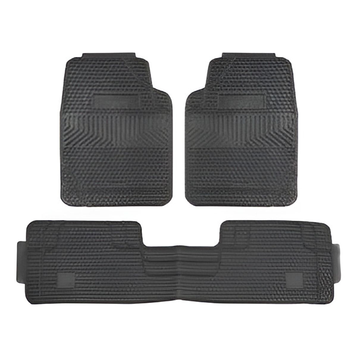 DVP - Pisos De Goma Para Auto 3 Piezas Antideslizantes E Inoloras