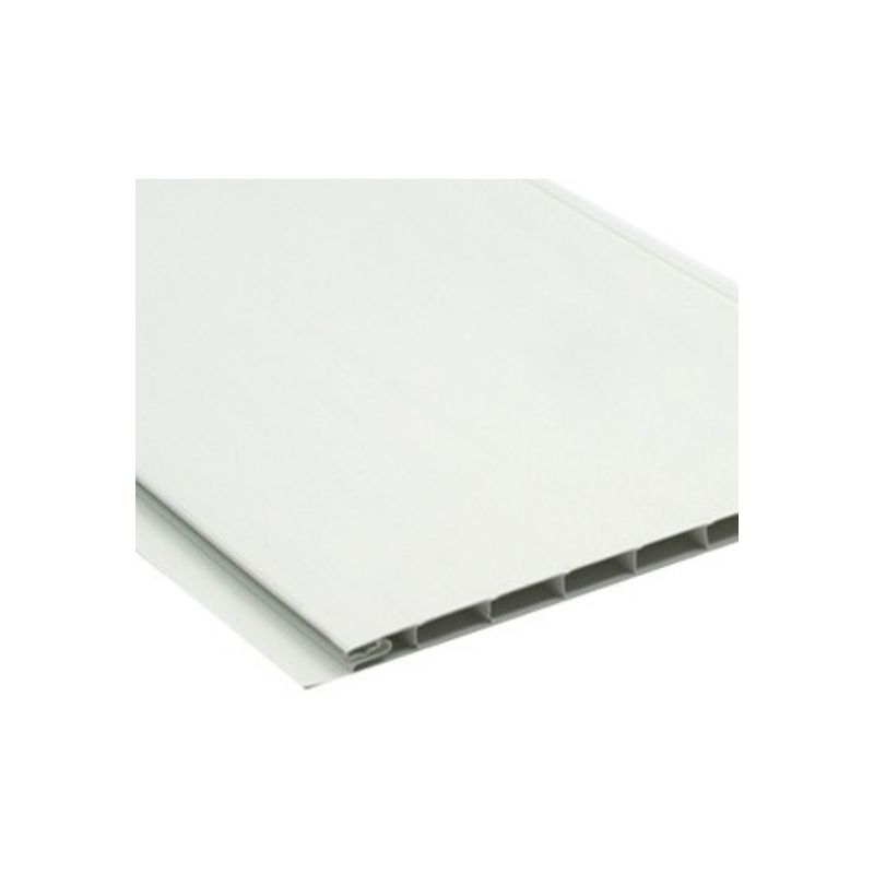 DVP - Panel Alveolar Liso 200x10mm Pvc Blanco Tira 6m