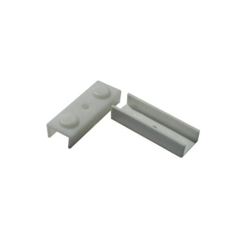 DVP - Patín Rta U 15 Mm Blanco Bolsa 500 Un