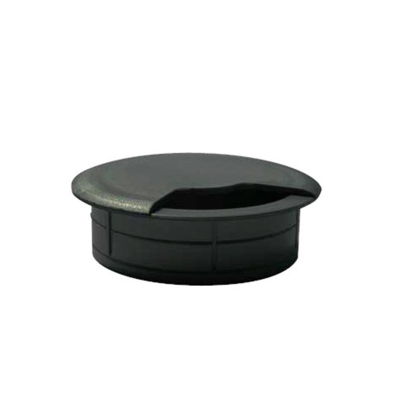 DVP - Pasacable Redondo Negro Bolsa 10 Un