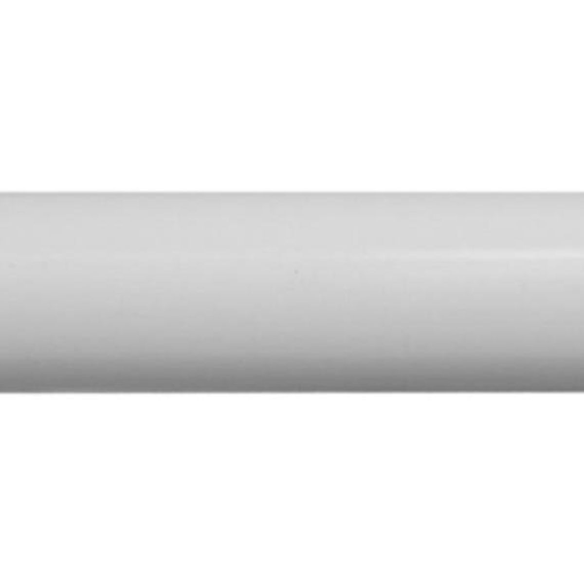 DVP - Barra Baño O Closet Redonda 1'' Blanco 1,2 Metros Dvp