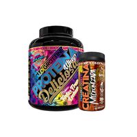 PROTEINA DELICIOSA 5 LB TORTA TRES LECHES Y CREATINA 216 GR NARANJA