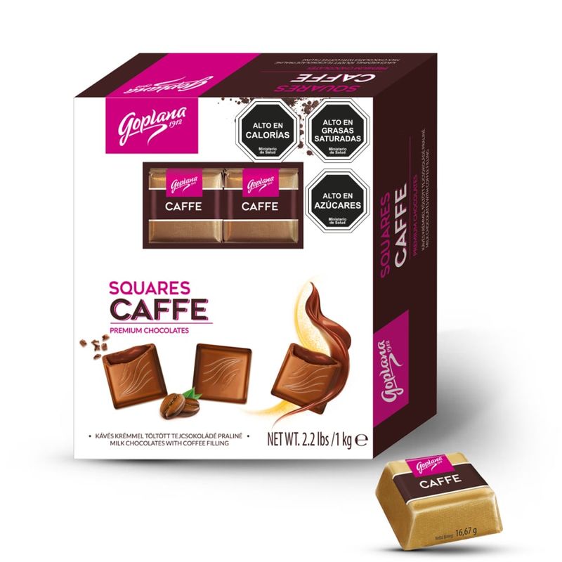 GOPLANA - Bombon Chocolate Goplana 1 Kg Sabor café
