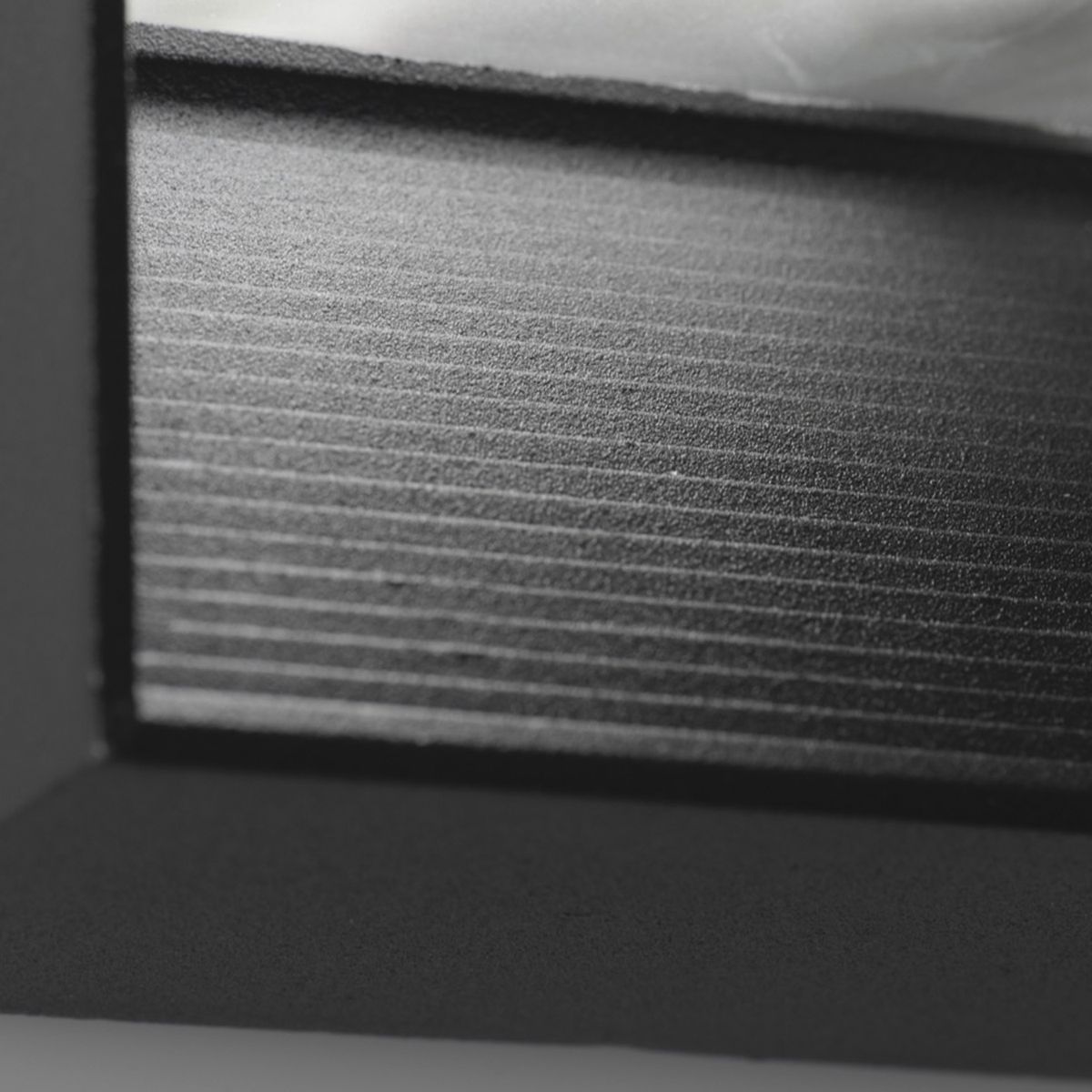 HB LEDS - Apliqué LED Sobrepuesto Cuadrado 3W Negro