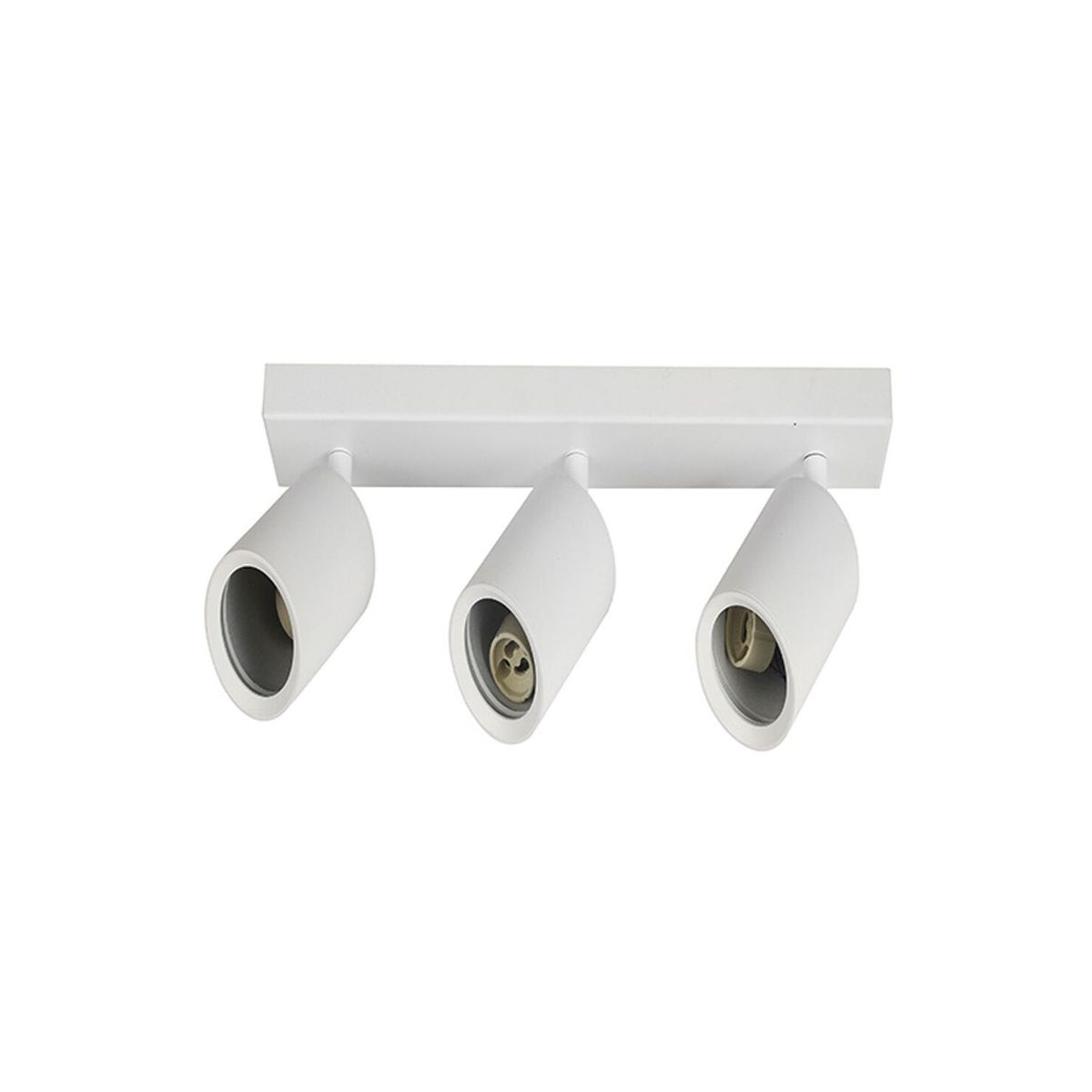 WANT - Foco Spotlight Sobrepuesto Cielo O Muro 3xGU-10 Blanco W