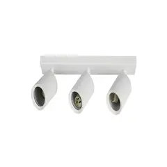 HB LEDS - Foco Spotlight Sobrepuesto Cielo O Muro 3xGU-10 Blanco W