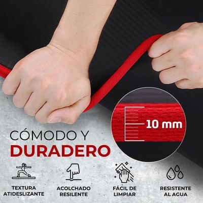 Imagen 2 del producto Mat Yoga Colchoneta +bolso+corre - Negro