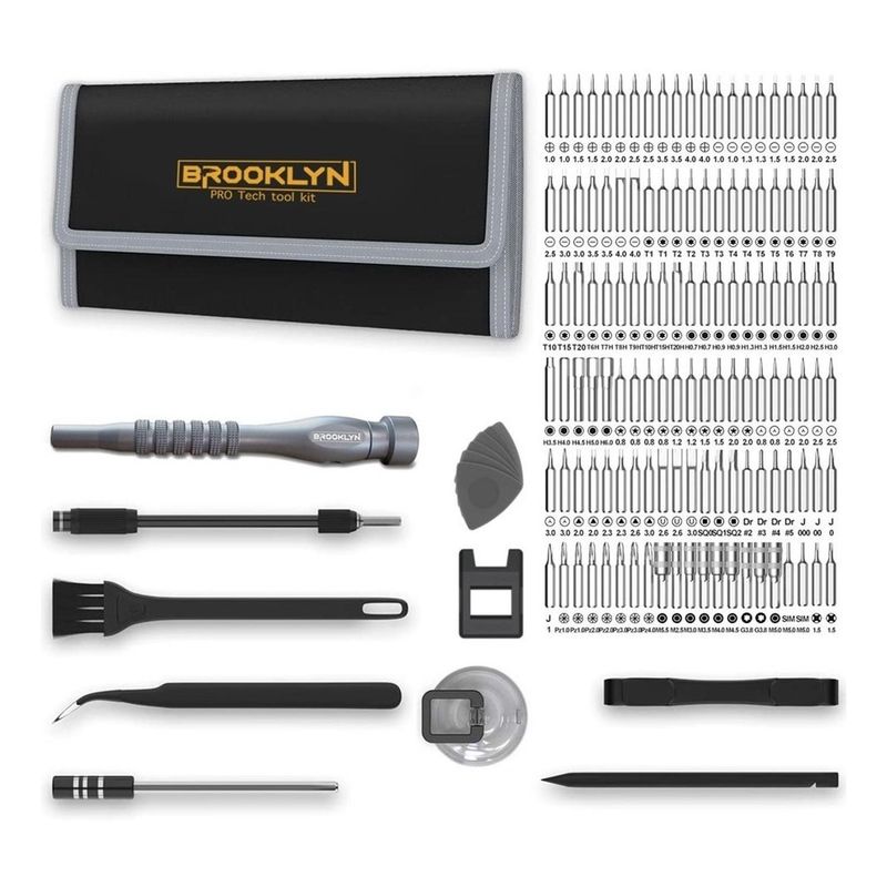 BROOKLYN - Set Destornilladores De Precision Brooklyn Juego 141 Piezas