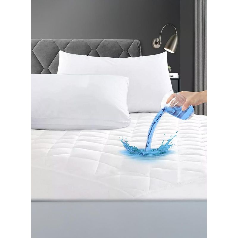 CASATUA - Cubre Colchon Protector Impermeable CasaTua - Blanco - King