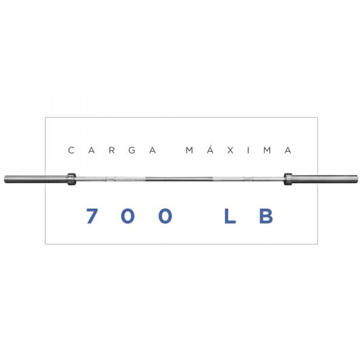 SDFIT - Barra Olímpica 20 KG - Resistencia 700 LB - SD-GYCO01