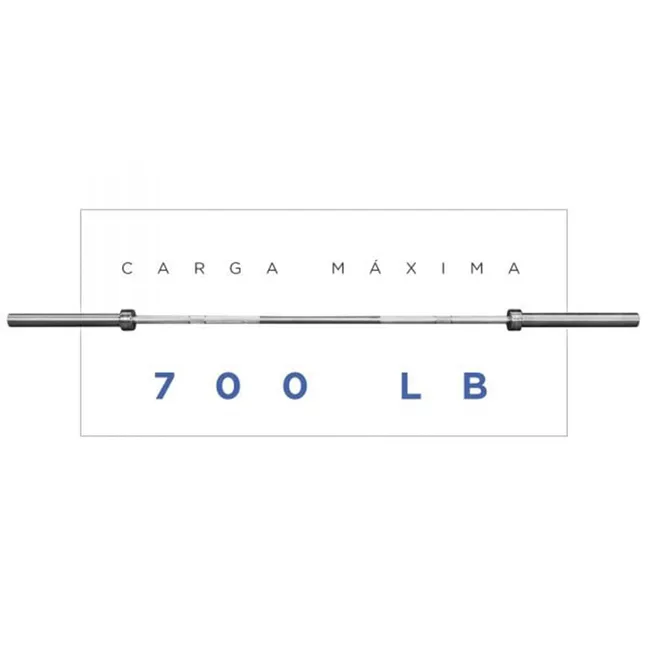 SDFIT - Barra Olímpica 20 KG - Resistencia 700 LB - SD-GYCO01