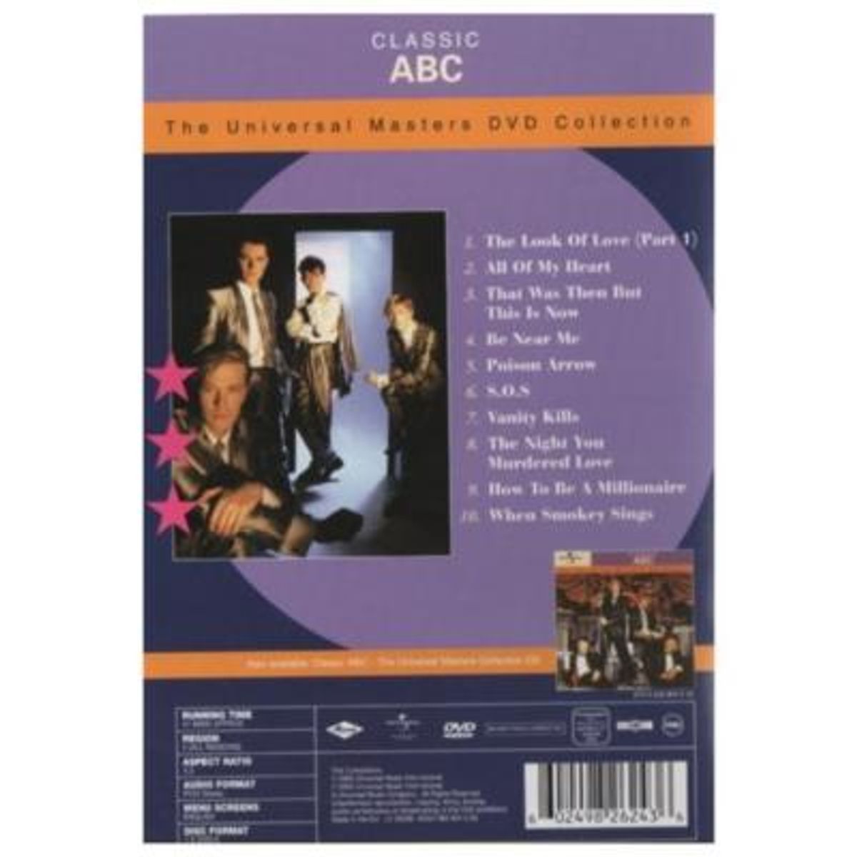 HITWAY MUSIC - ABC - CLASSICTHE UNIVERSAL MASTERS - DVD COLLECTION - DVD HITWAY MUSIC