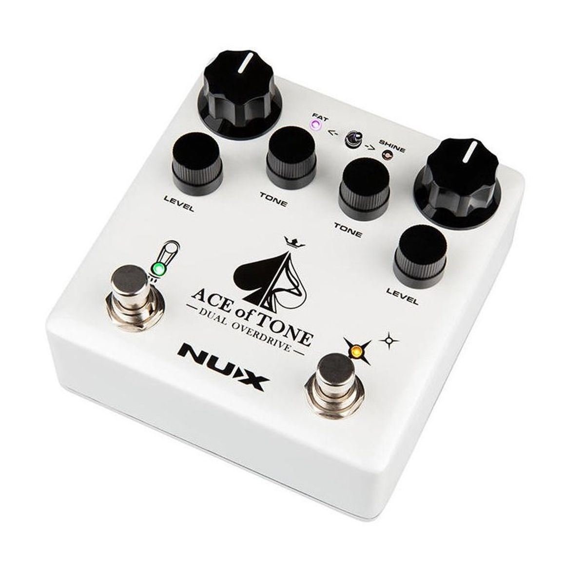 NUX - Pedal de Efecto Nux Overdrive Dual Ace of Tone NDO-5