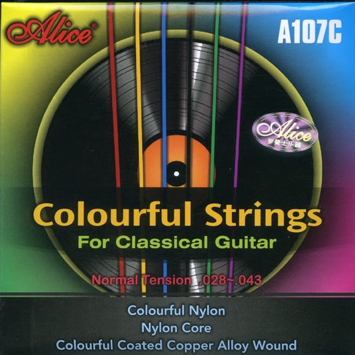ALICE - Cuerdas guitarra clásica Alice A107C