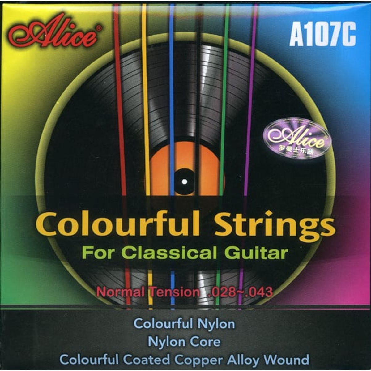 ALICE - Cuerdas guitarra clásica Alice A107C