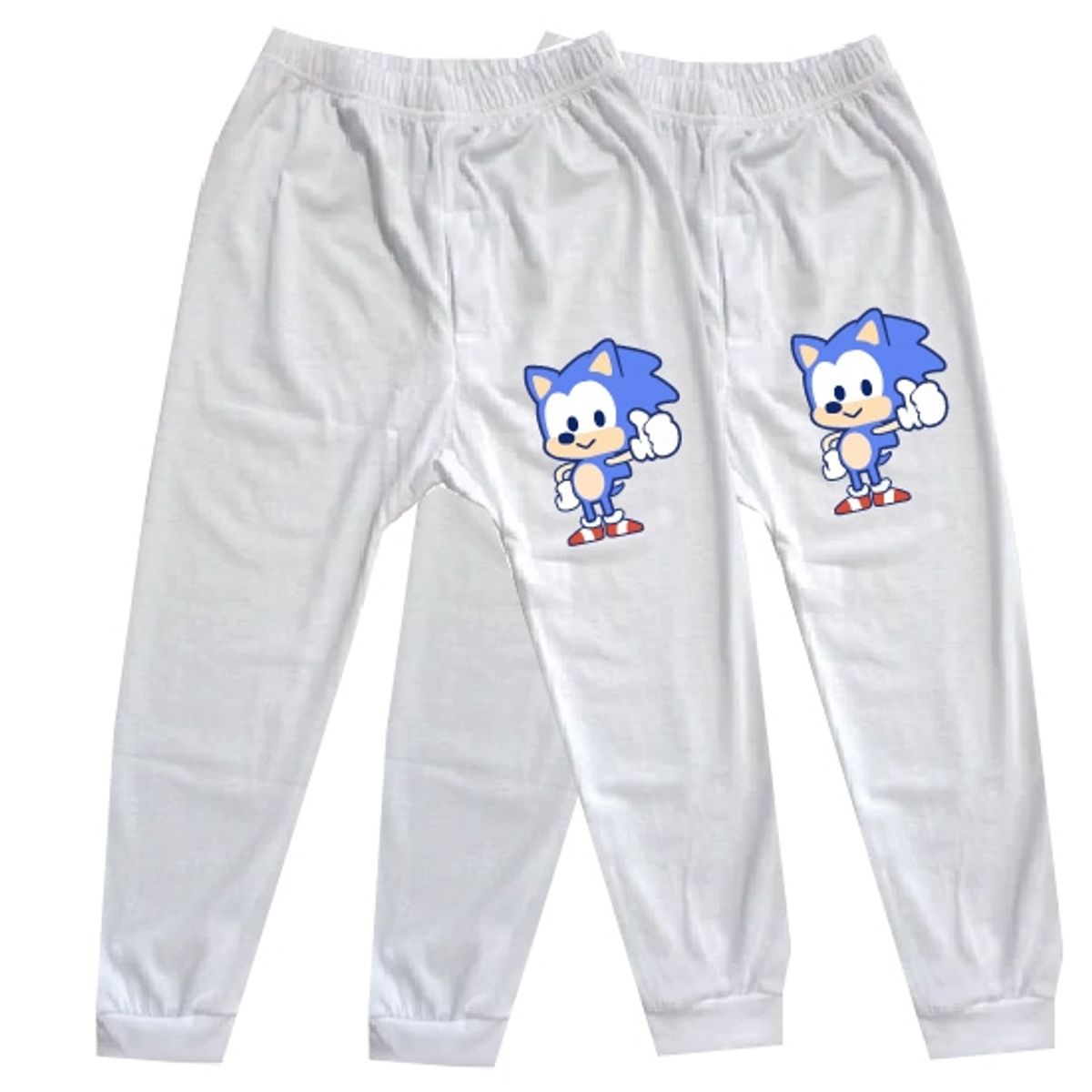 GENERICO - Pack 2 Calzoncillos Largos Sónicos Niños Algodón S1